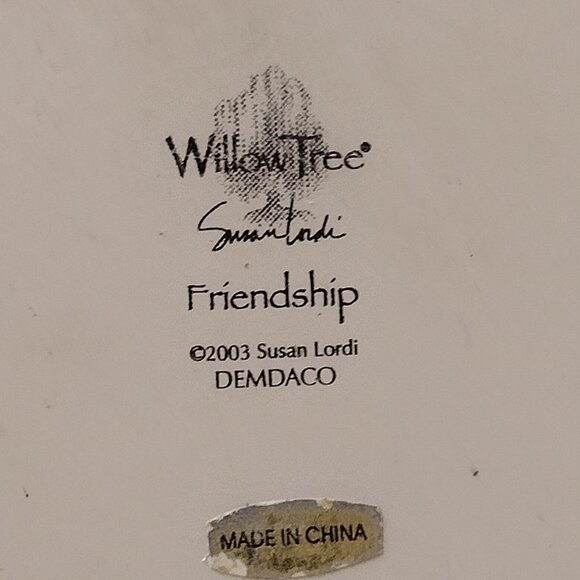 Willow Tree "Friendship" Small Trinket Box Susan Lordi 2003 - Picture 8 of 12